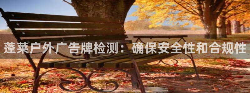 杏宇平台官网注册：蓬莱户外广告牌检测：确保安全性和合规性