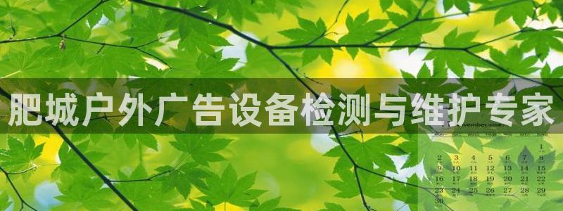 杏宇平台代理多少钱：肥城户外广告设备检测与维护专家