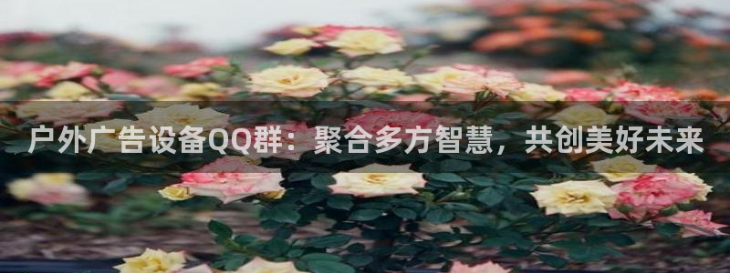 杏宇官方平台官网：户外广告设备QQ群：聚合多方智慧，共创美好未来