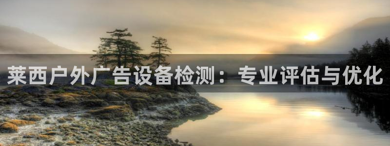 杏宇官方平台官网：莱西户外广告设备检测：专业评估与优化