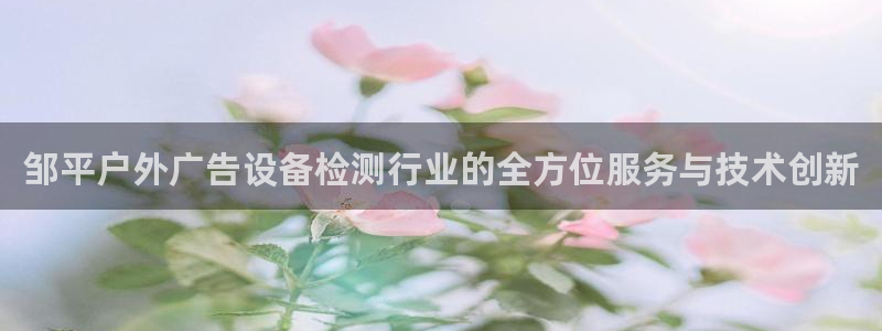 杏宇平台代理多少钱一个：邹平户外广告设备