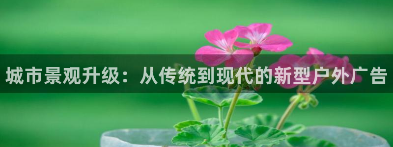 杏宇平台注册地址在哪里：城市景观升级：从传统到现代的新型户外广告