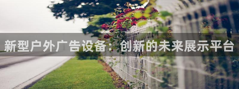 杏宇平台总代理是谁：新型户外广告设备：创